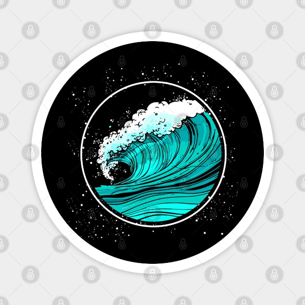 Wave Surfer Magnet by ShirtsShirtsndmoreShirts